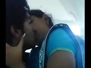 indian chick kissin with respect to slumber